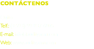 CONTÁCTENOS Quito Telf.: (+593) 99 837 6805 E-mail: info@auditgama.com Web: www.auditgama.com