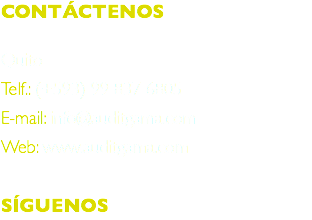 CONTÁCTENOS Quito Telf.: (+593) 99 837 6805 E-mail: info@auditgama.com Web: www.auditgama.com SÍGUENOS